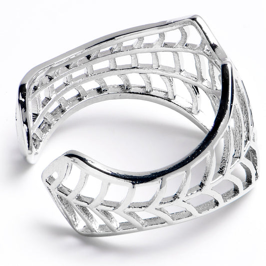Spider Web Halloween Adjustable Toe Ring